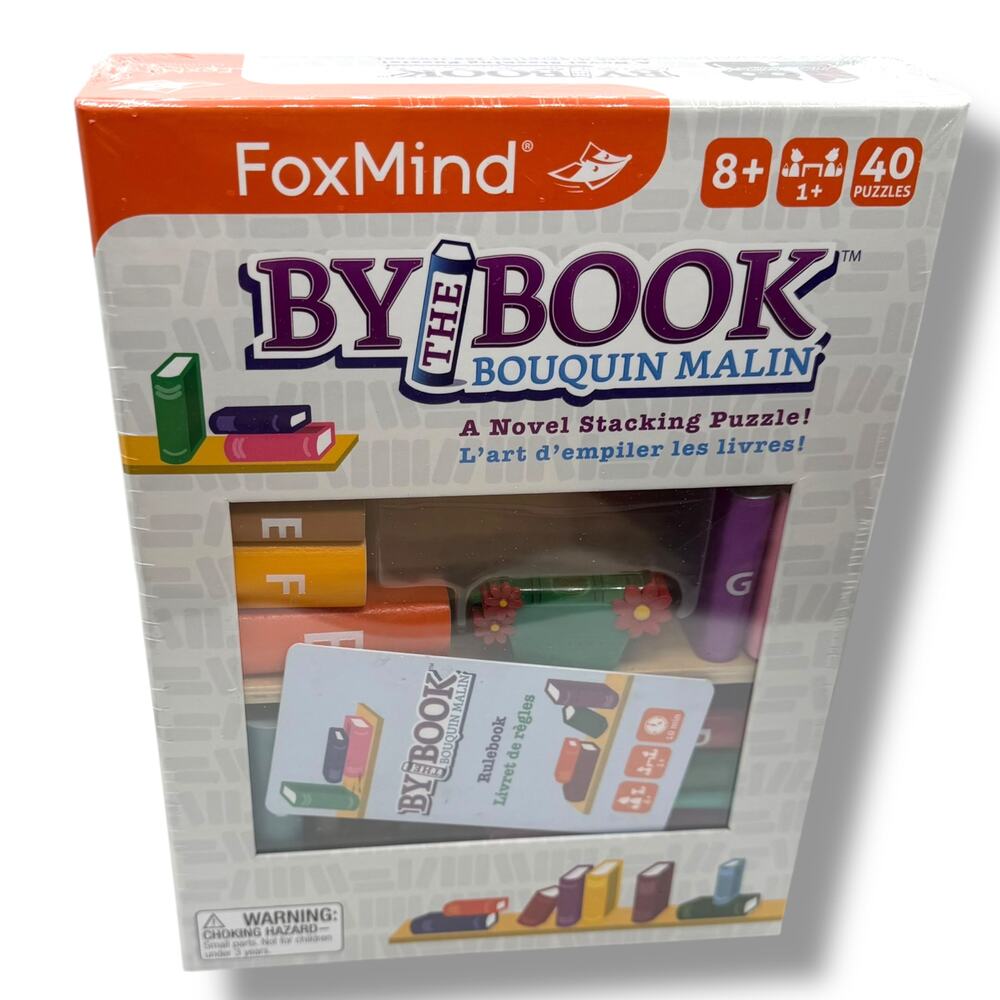 NIB - sealed By The Book a Novel Stacking Puzzle brainteaser Game